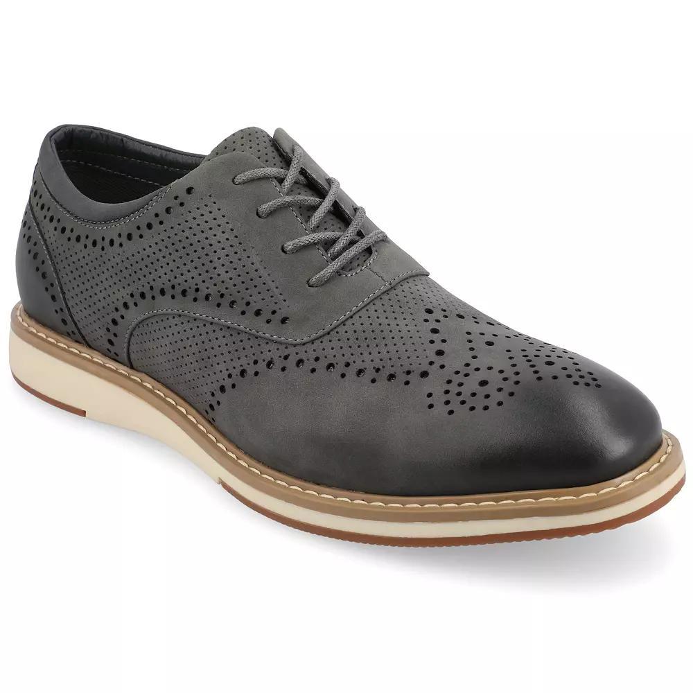 VANCE Patrick Men's Tru Comfort Foam Hybrid Oxford Shoes, Size: 11.5, Gray Product Image