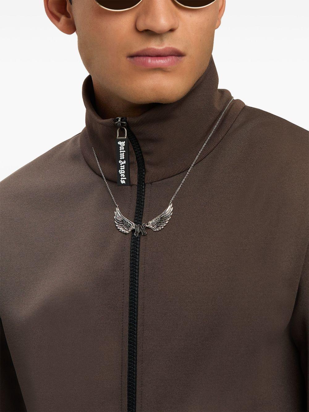 logo-print zip-up track jacket  Product Image