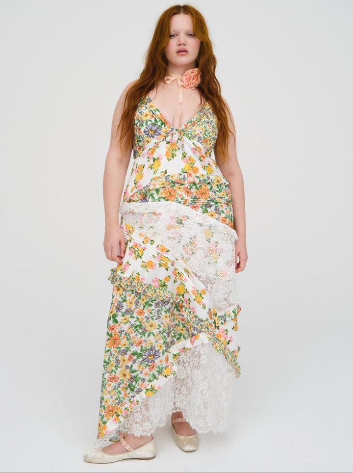 Rosalyn Maxi Dress — Green Product Image