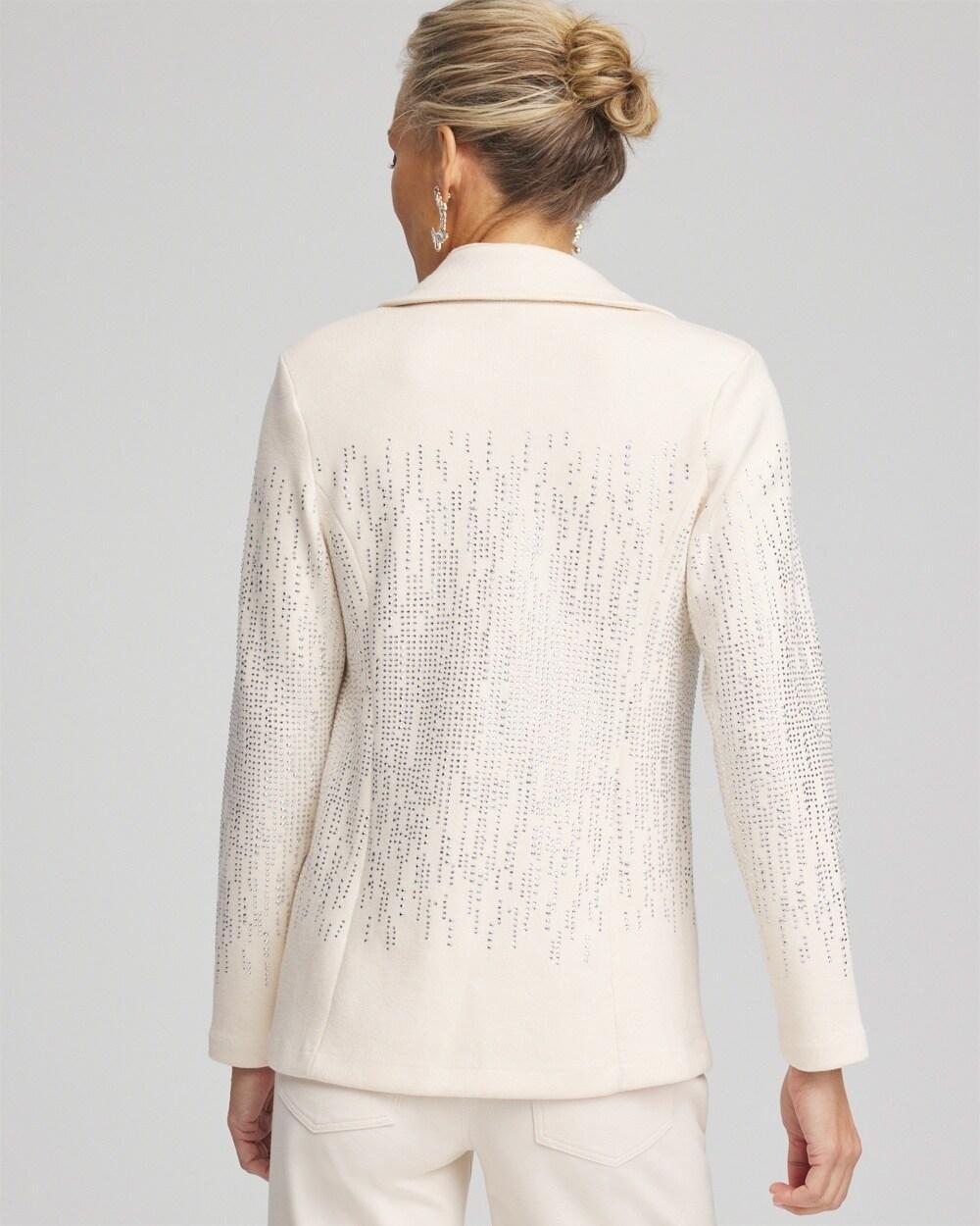 Embellished Sweater Blazer Product Image