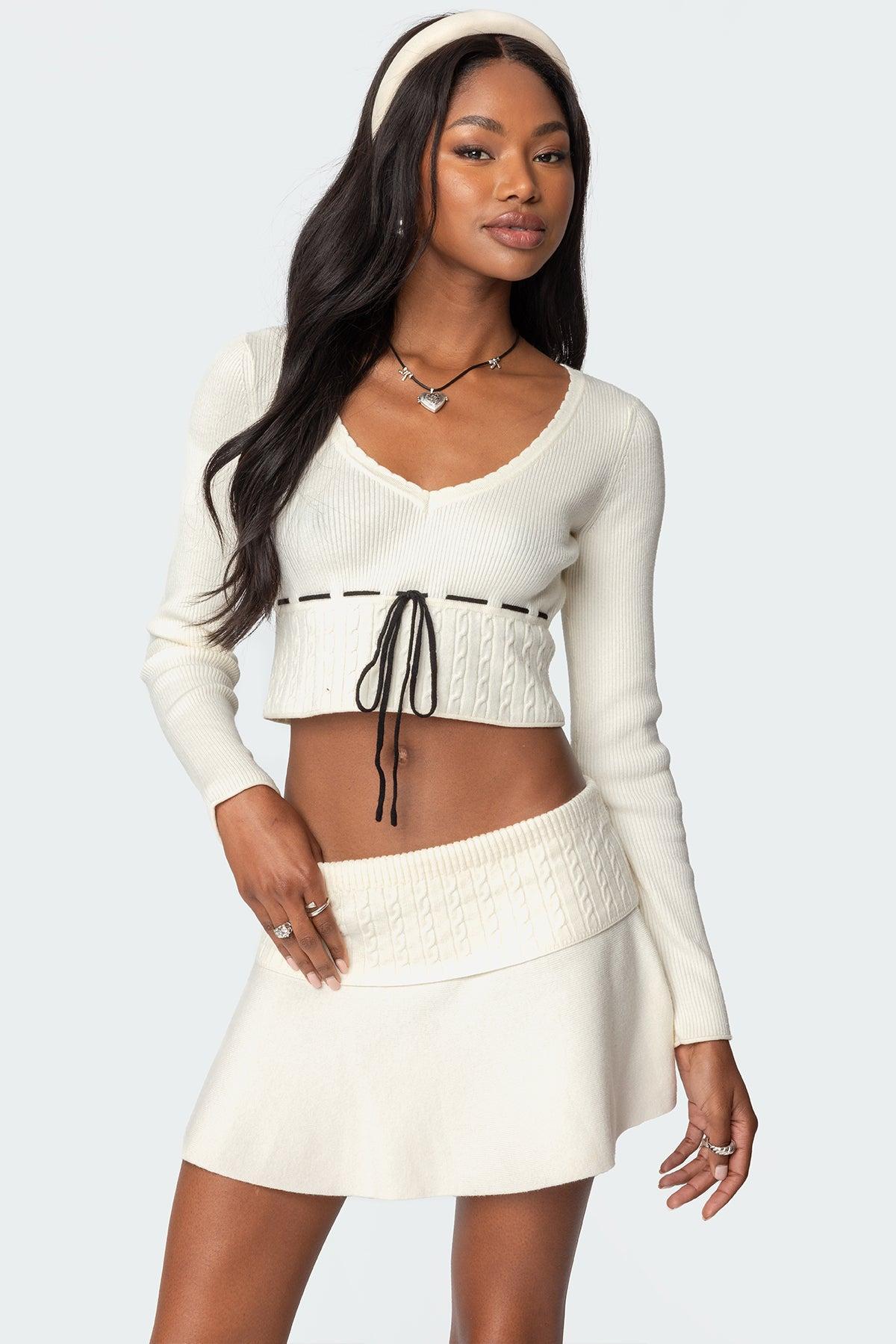 Andie Ribbon Knit Top Product Image