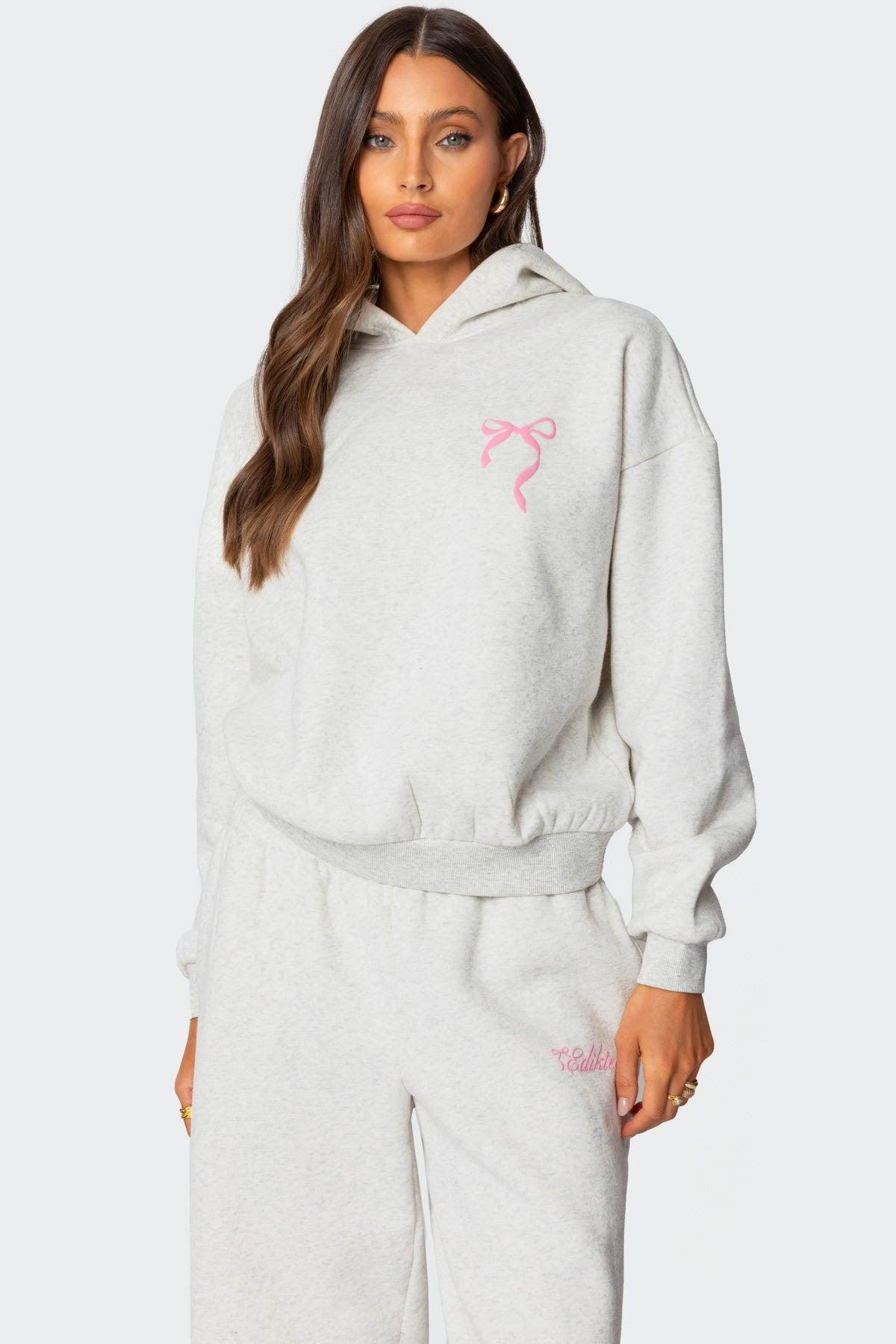 Sasha Bow Detail Hoodie Product Image