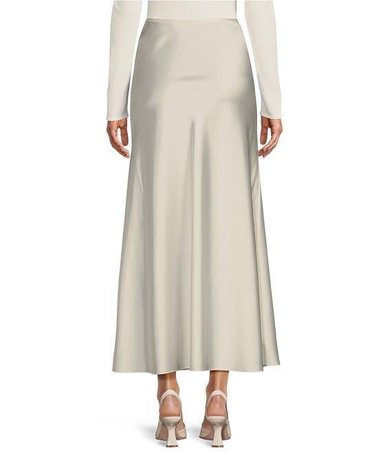 Antonio Melani Bella A-Line Satin Maxi Skirt Product Image