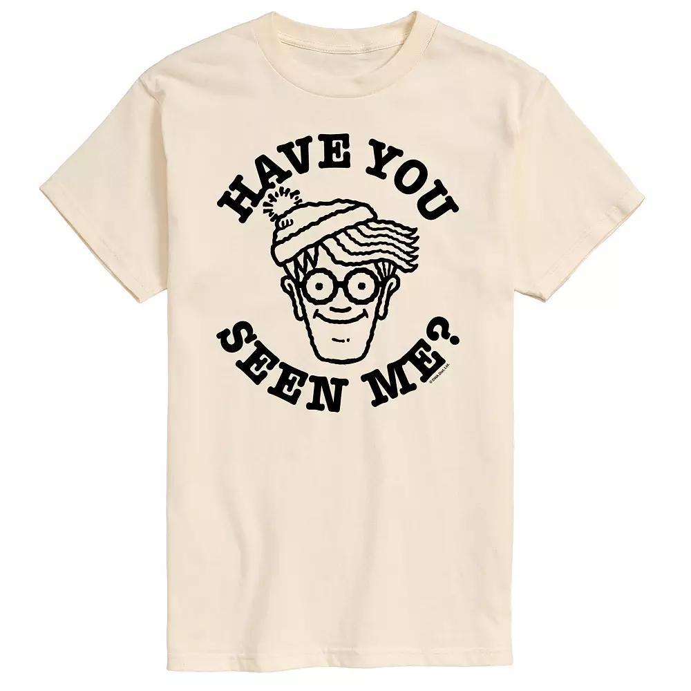 Mens Wheres Waldo Have You Seen Me Graphic Tee Ivory Product Image