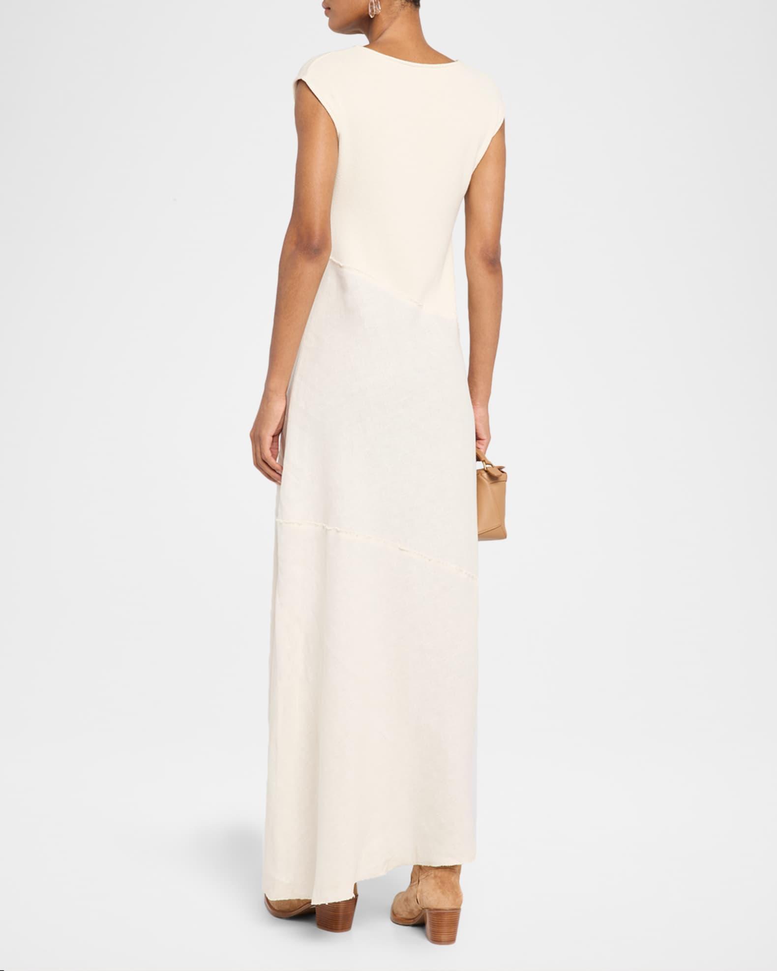 Lina Cap-Sleeve Knit Maxi Dress Product Image
