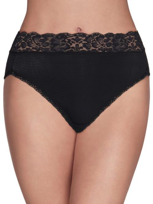 Womens Vanity Fair Lingerie Flattering Lace Hi-Cut Panty 13280 Product Image