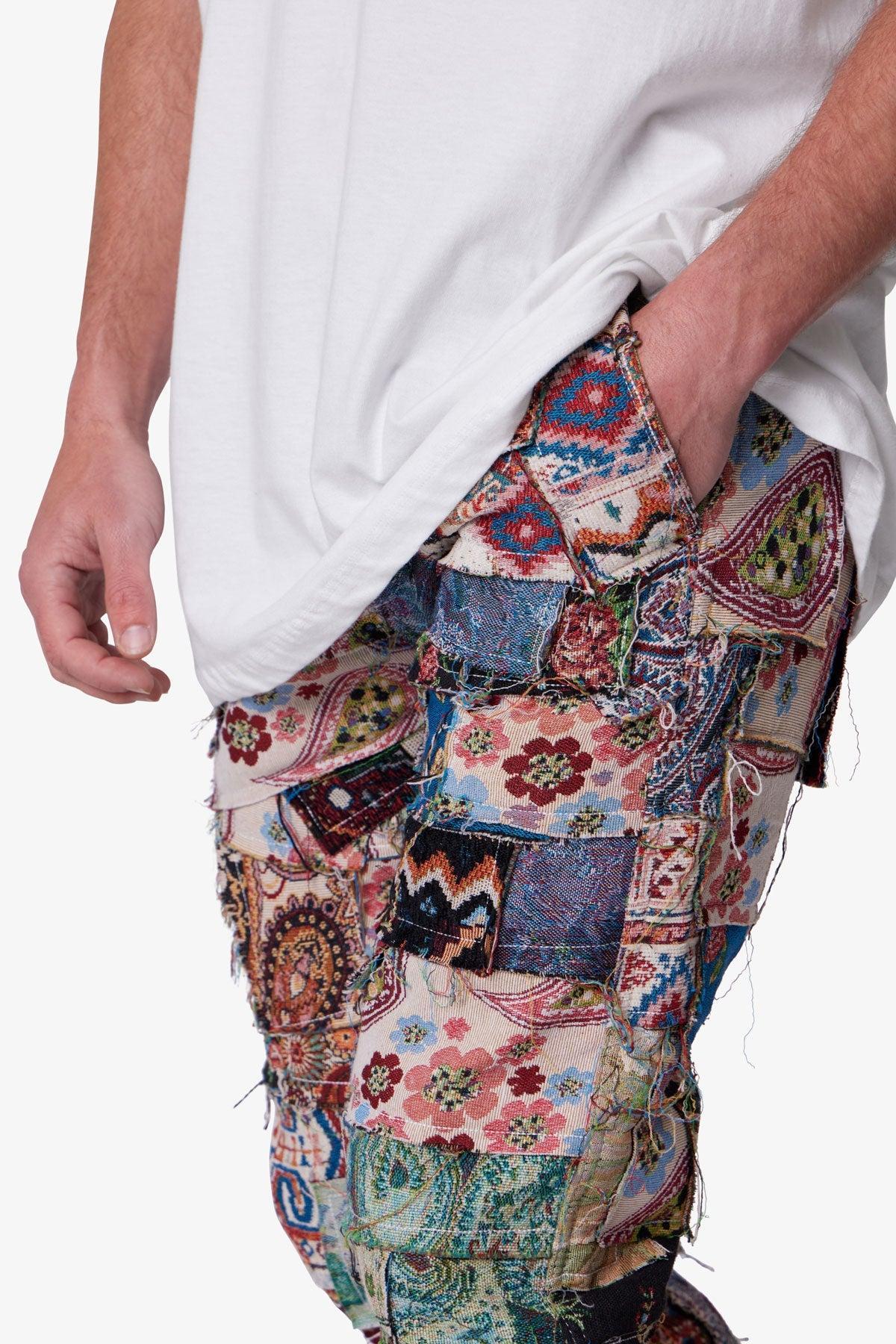 Paneled Blanket Pants - Multi Product Image