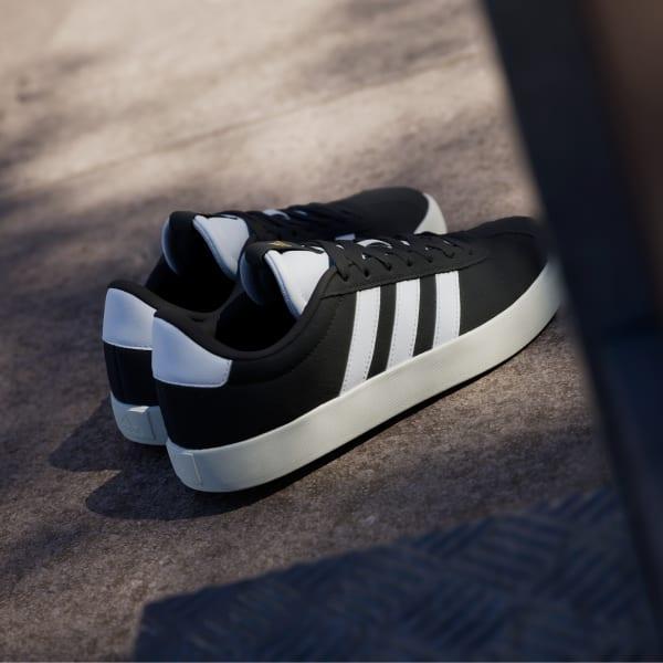 adidas VL Court 3.0 Shoes Core Black M 6.5 / W 7.5 Womens Product Image