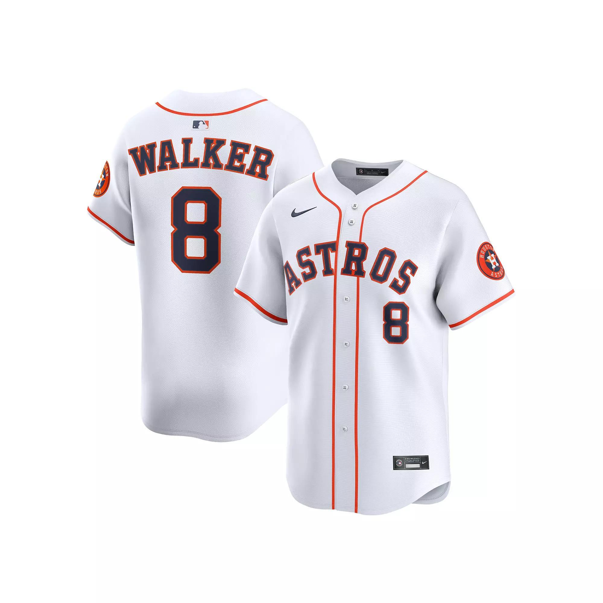 Men's Nike Christian Walker White Houston Astros Home Limited Player Jersey, Size: 2XL Product Image
