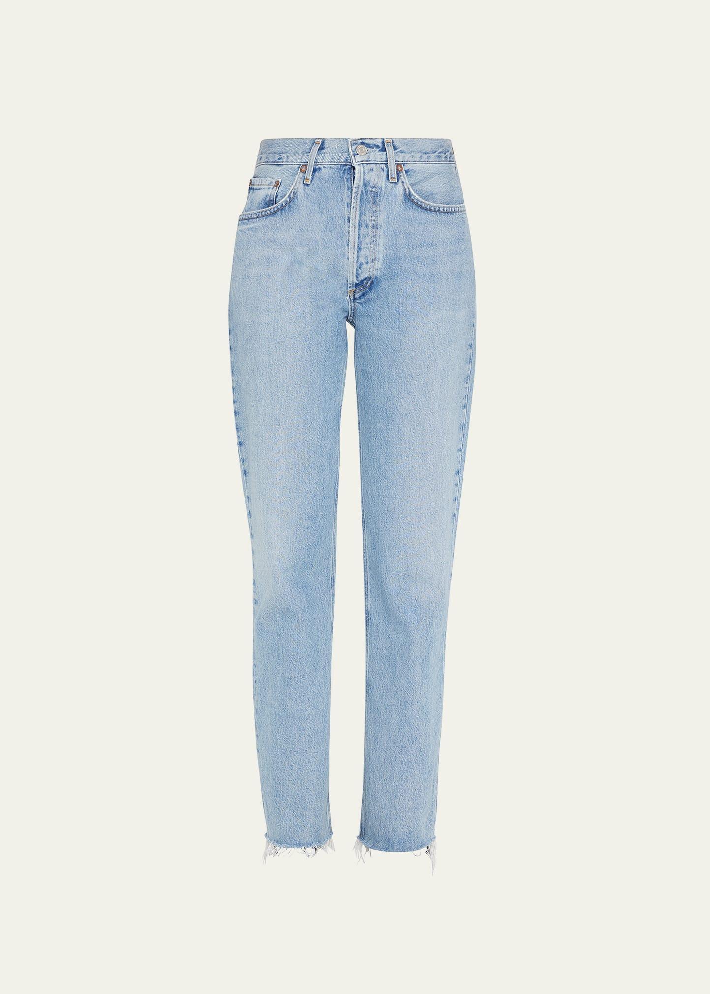 AGOLDE Lana Mid Rise Straight Jeans | Shopbop Product Image