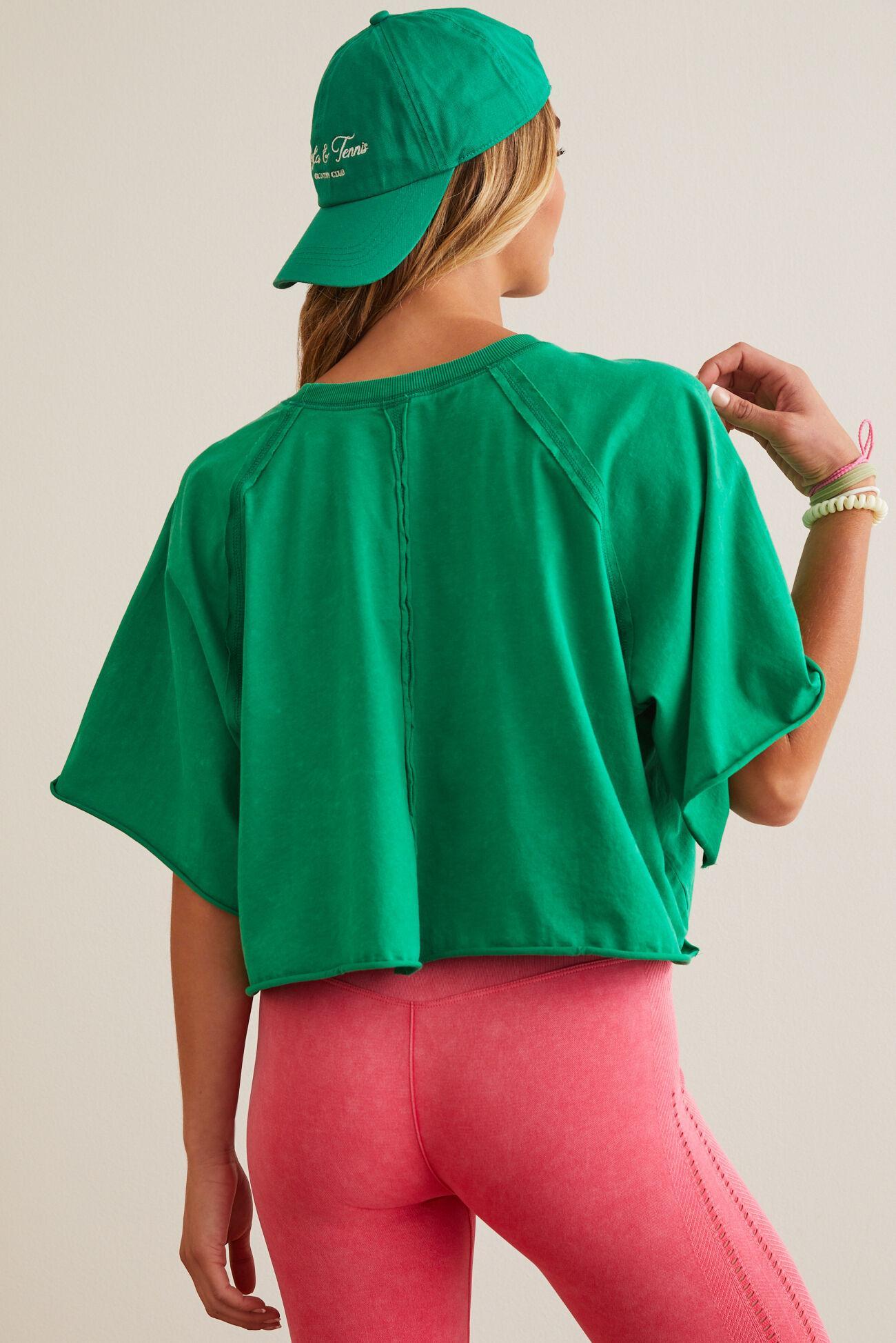 Finish Line Boxy Cropped Tee Product Image