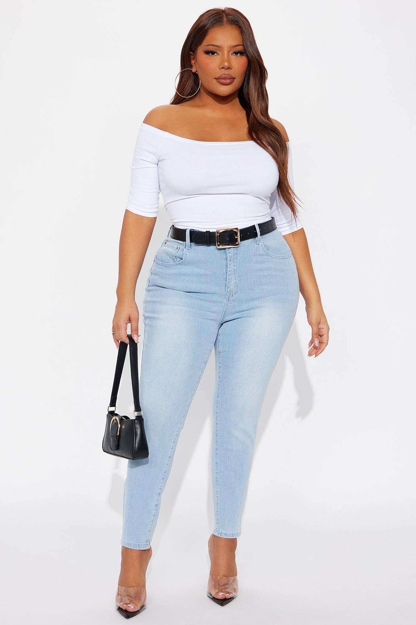 So Good Stretch High Waist Skinny - Light Wash Product Image