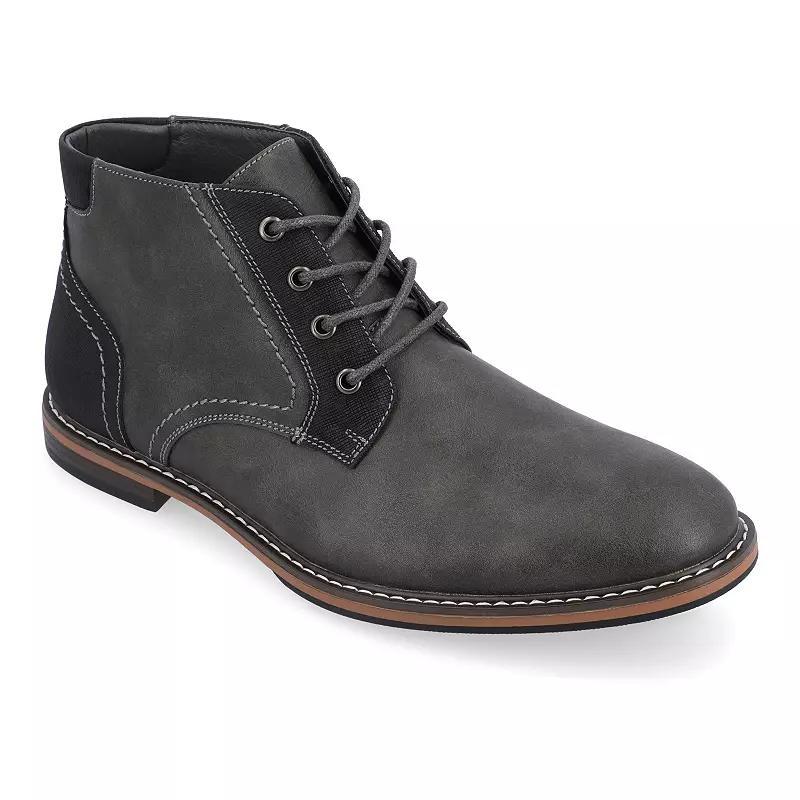 VANCE Franco Men's Plain Toe Chukka Boots, Size: 8.5, Brown Product Image