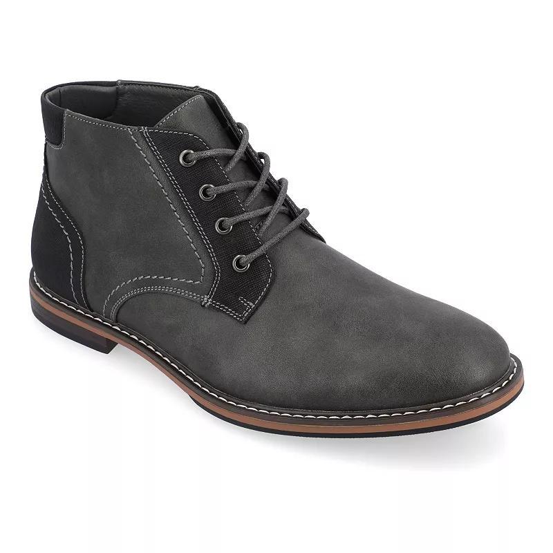 VANCE Franco Men's Plain Toe Chukka Boots, Size: 8.5, Brown Product Image