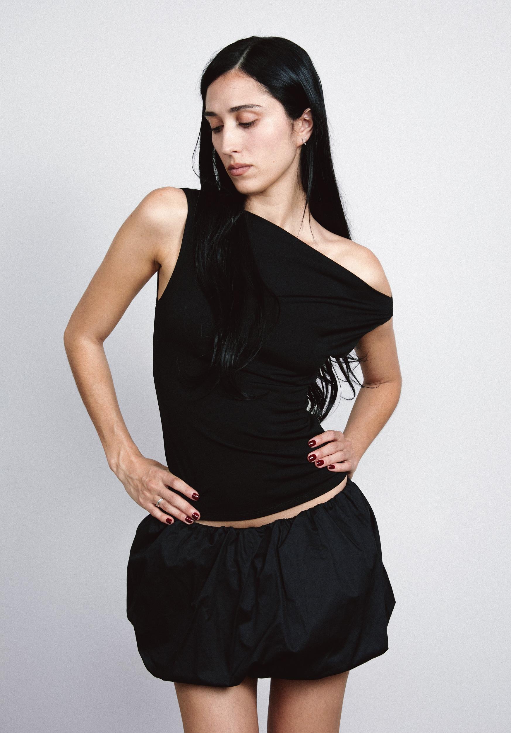 GRACE SKIRT - BLACK Product Image