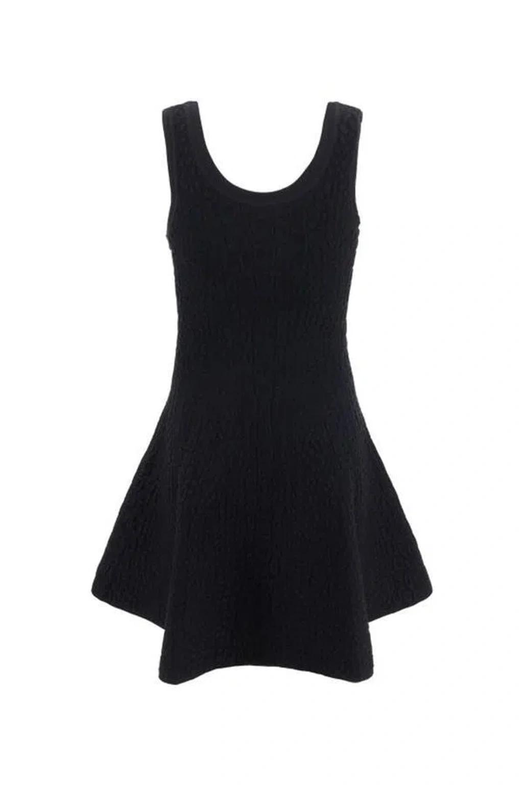 ALAÏA Crocodile Effect Mini Dress In Multicolor Product Image