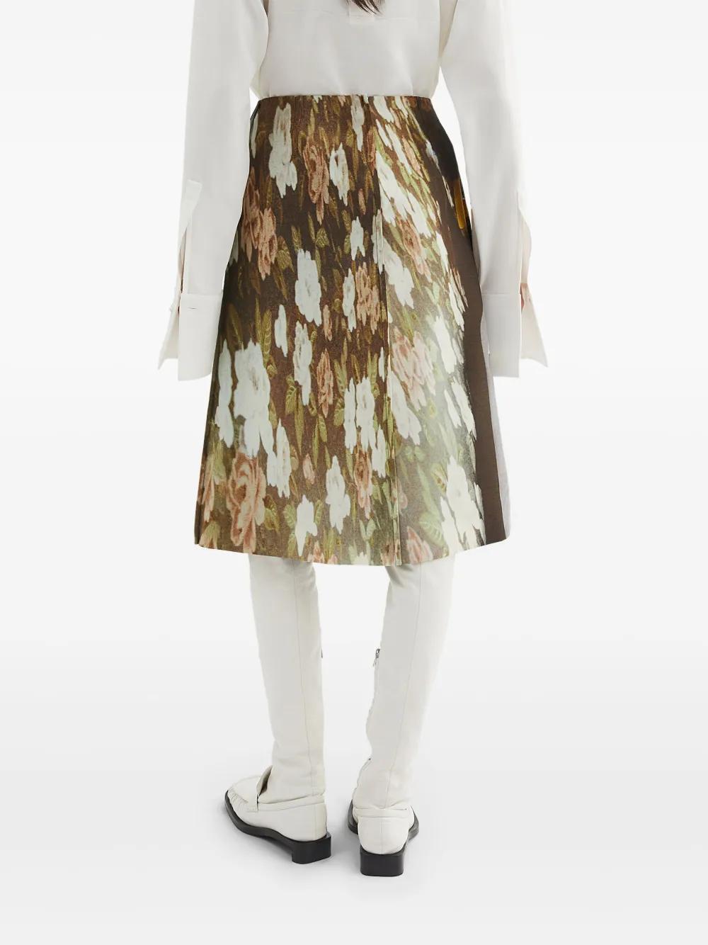 printed midi skirt Product Image