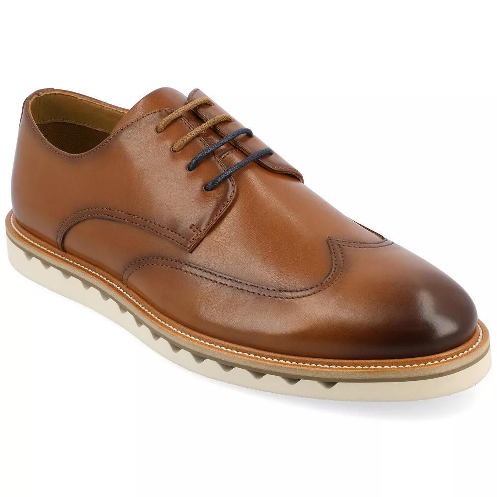 VANCE Evander Men's Tru Comfort Foam Wingtip Derby Shoes, Size: 10, Red Product Image