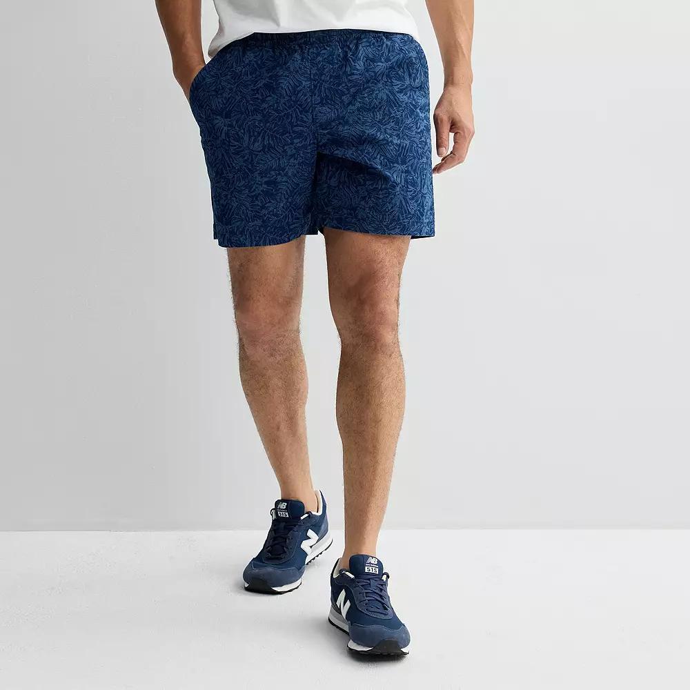 Mens Sonoma Goods For Life 7 Everyday Pull-On Shorts Blue Tropic Product Image