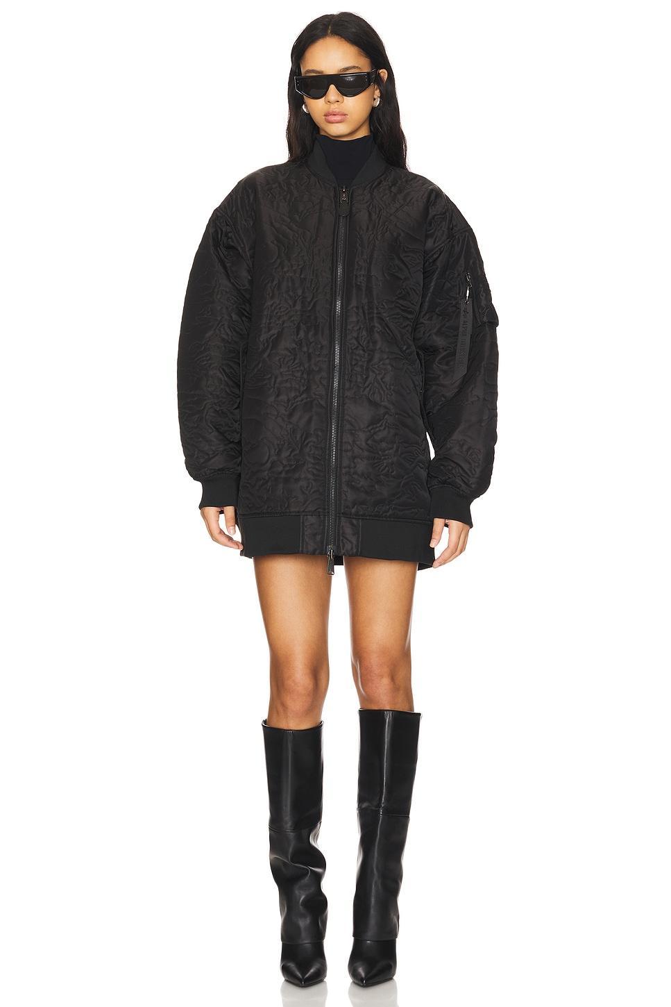 Quilted Belted Ma-1 Flight Jacket ALPHA INDUSTRIES Product Image