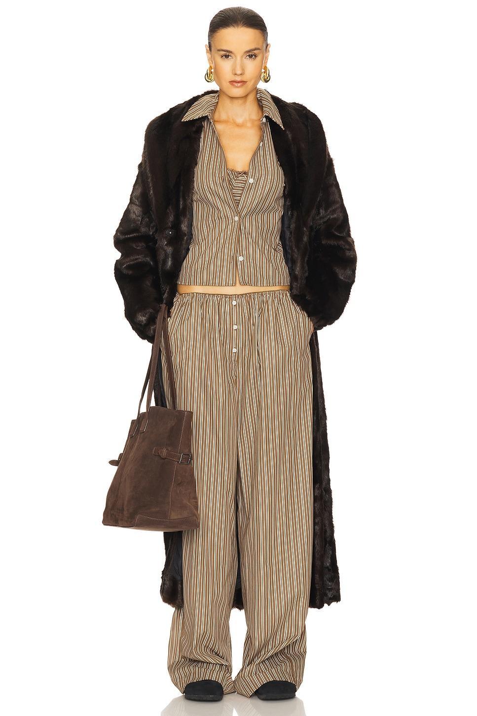 Pinstripe Poplin House Pants Helsa Product Image