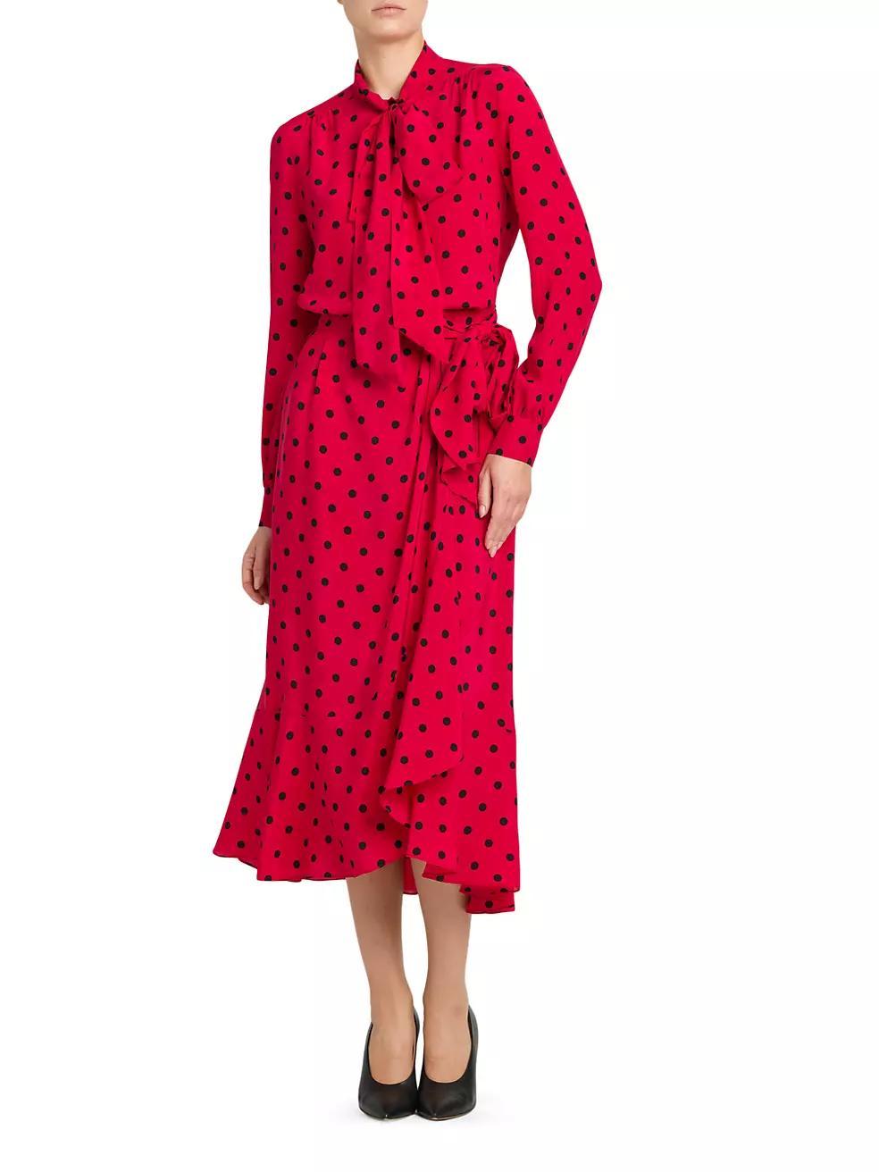 Silk Wrap Midi-Skirt Product Image
