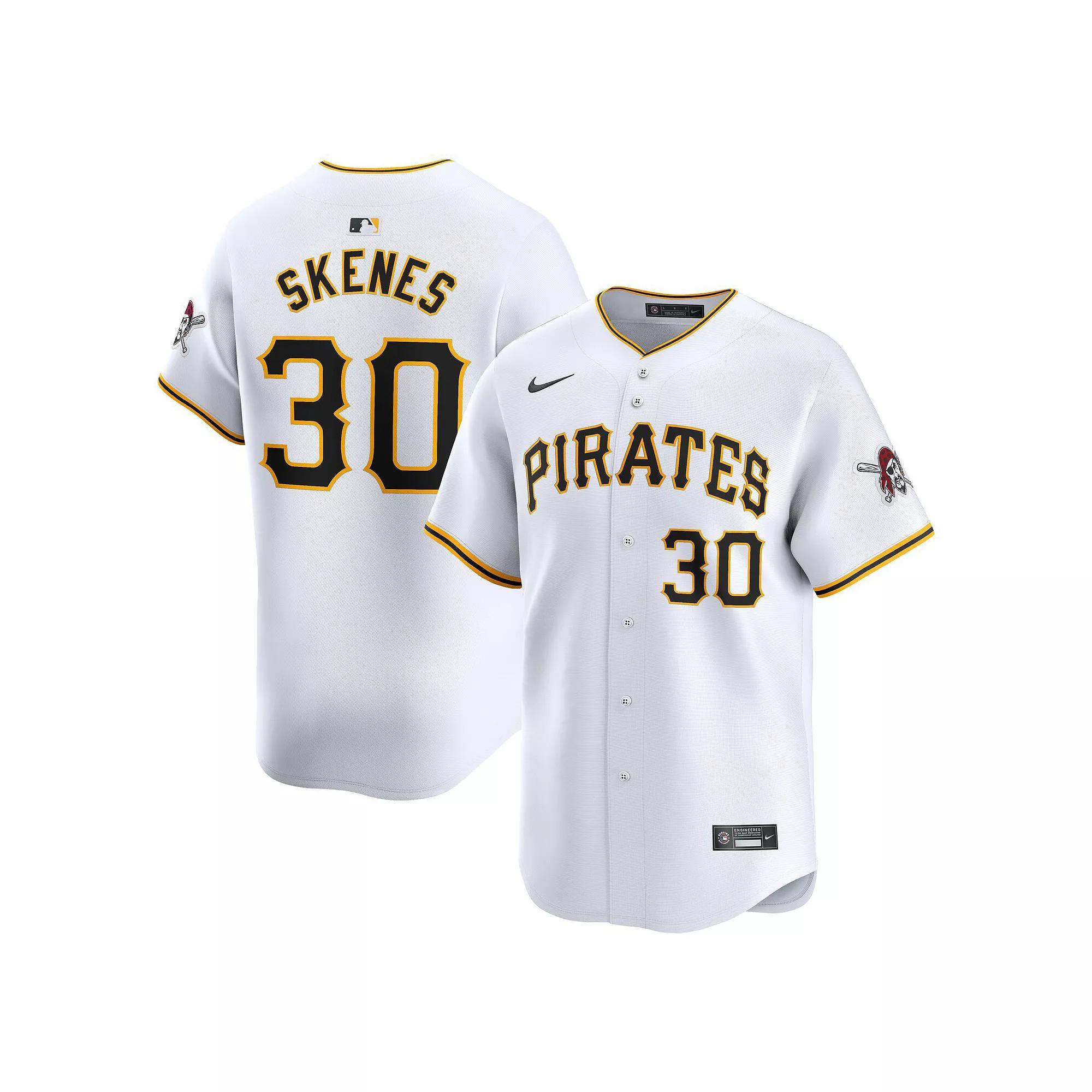 Men's Nike Paul Skenes White Pittsburgh Pirates Home Limited Player Jersey, Size: Large Product Image