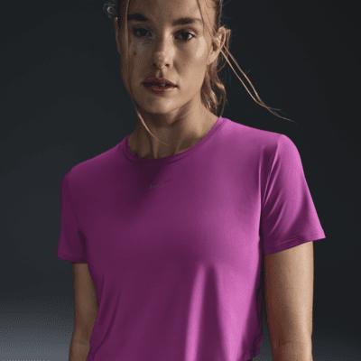 Nike Womens One Classic Dri-FIT Short-Sleeve Cropped Top Product Image