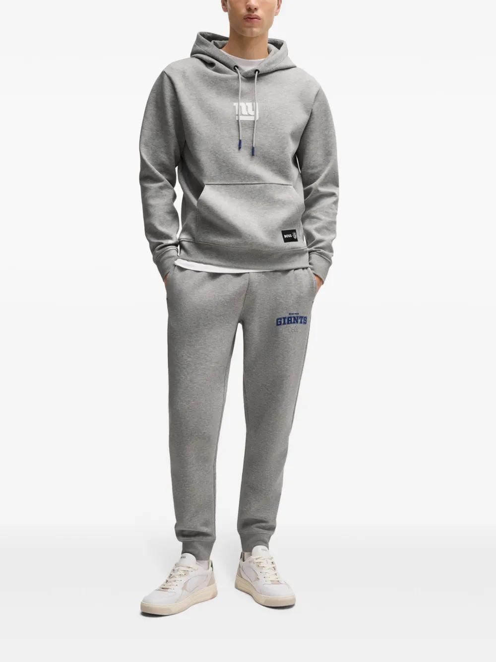 HUGO BOSS Boss X Nfl Interlock Hoodie With Special Branding In Giants Product Image