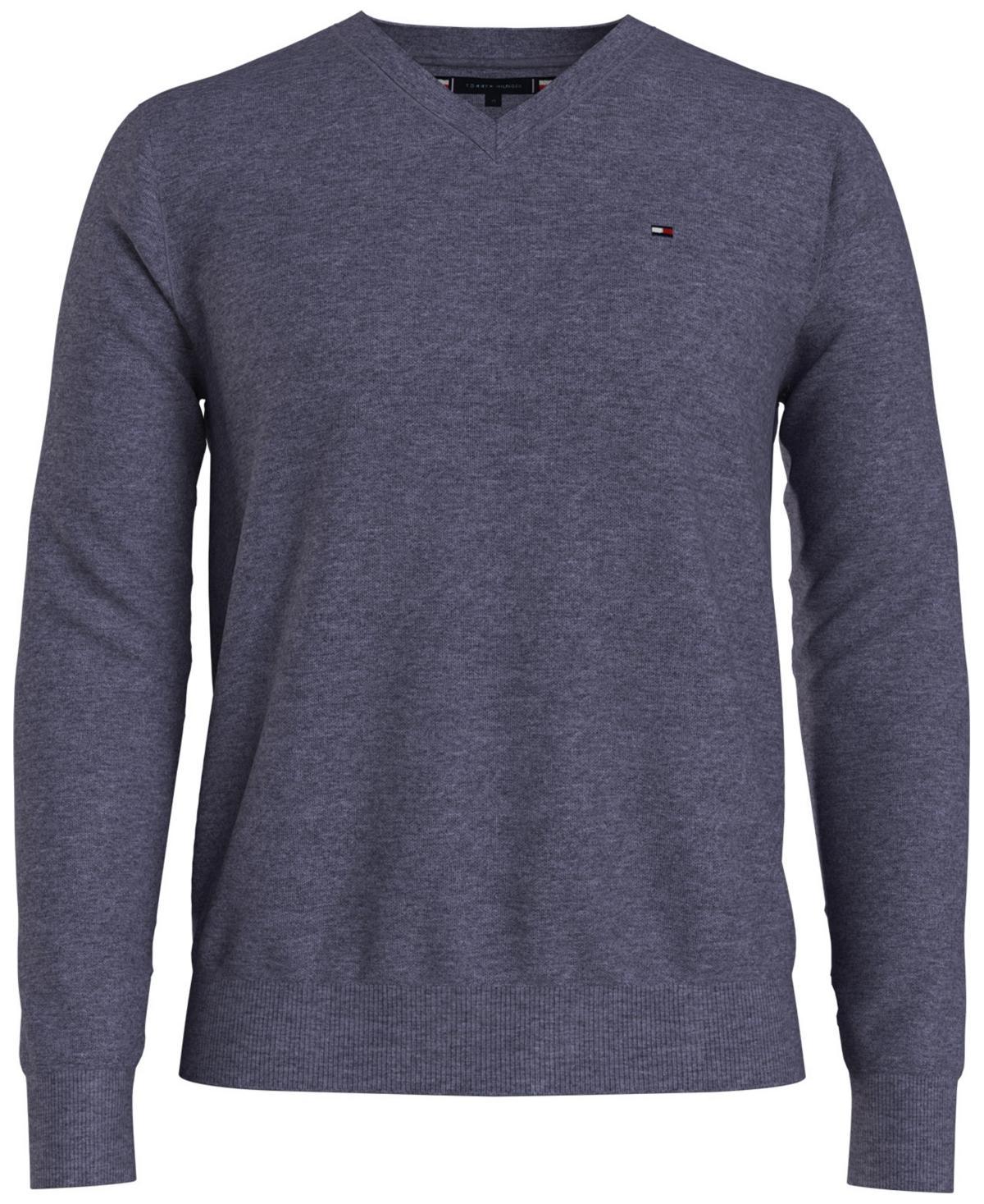 Tommy Hilfiger Mens Essential Solid V-Neck Sweater Product Image