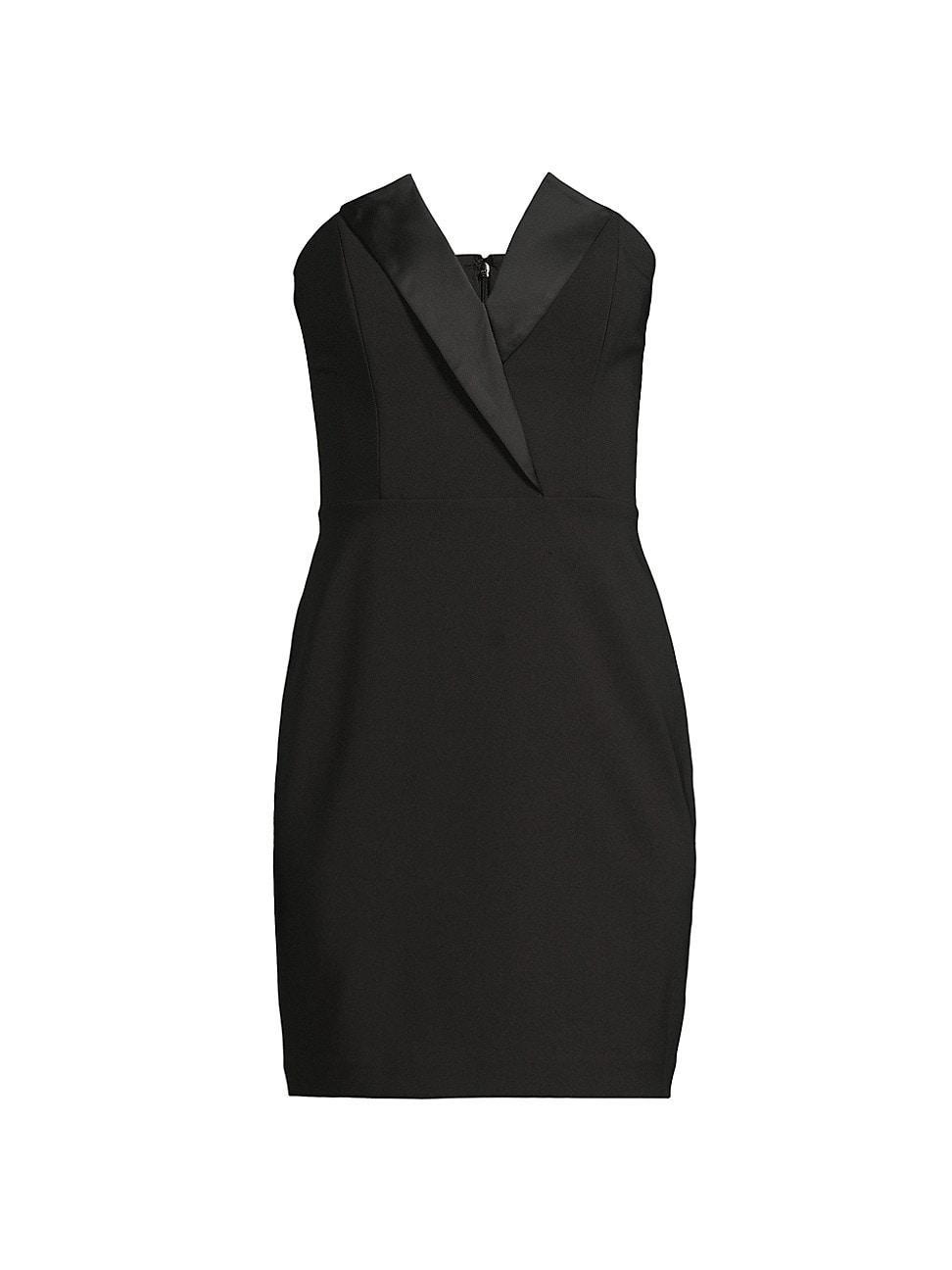 Womens Strapless Notch Minidress Product Image