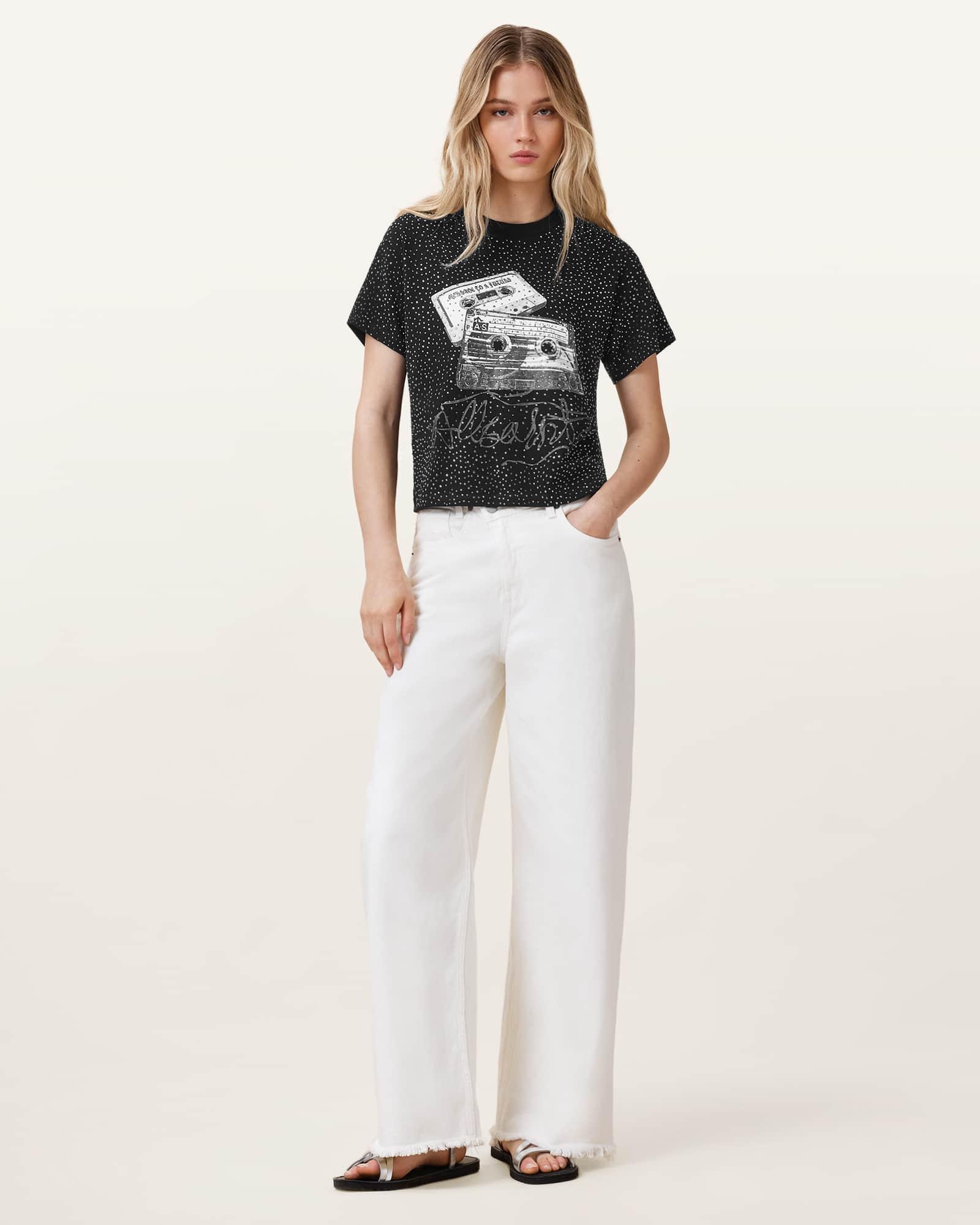 Reel Elle Embellished T-Shirt Product Image