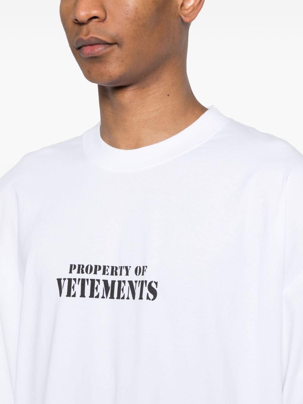 logo-print cotton T-shirt Product Image