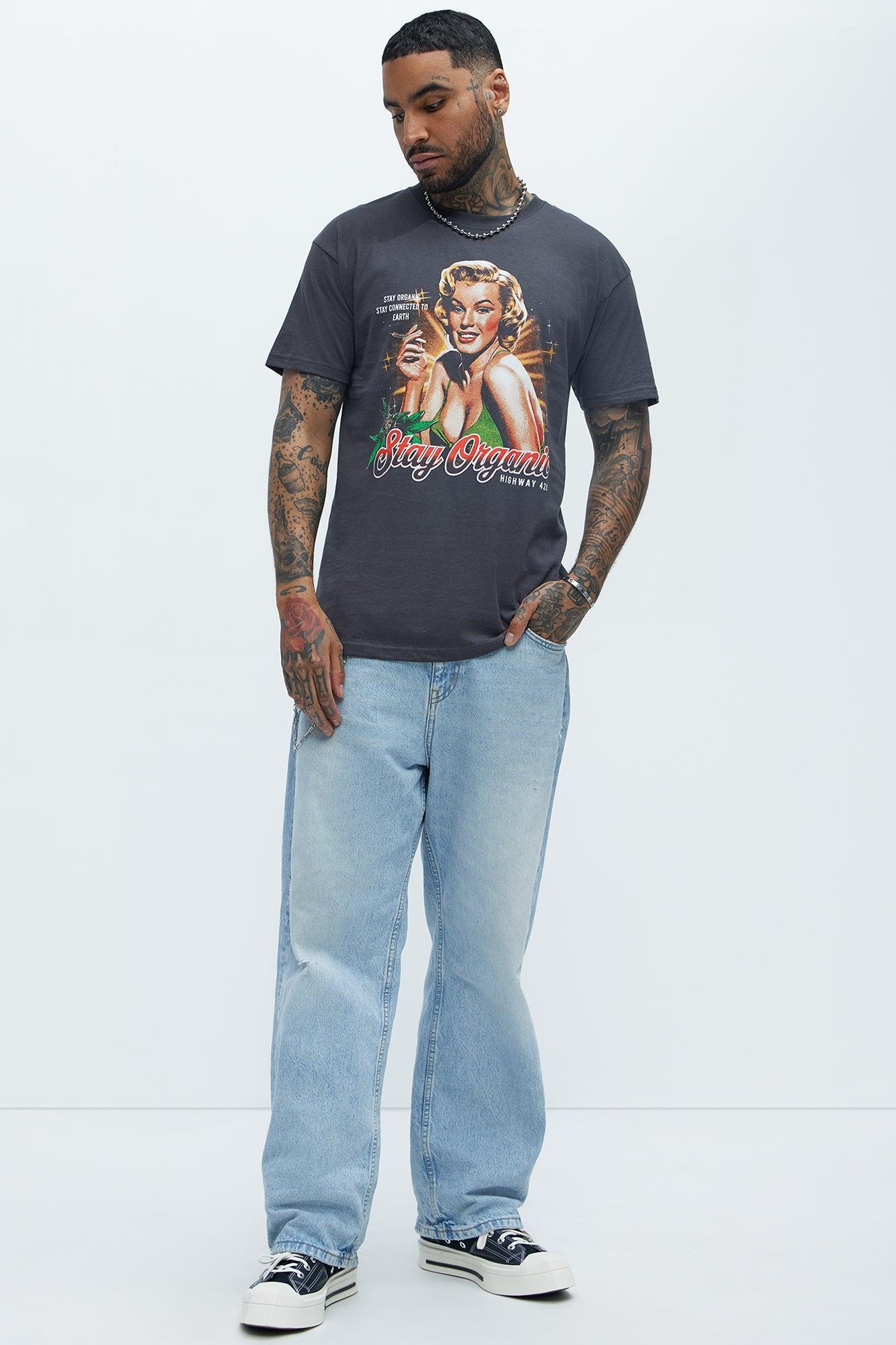 Stay Organic Short Sleeve Tee - Charcoal Product Image