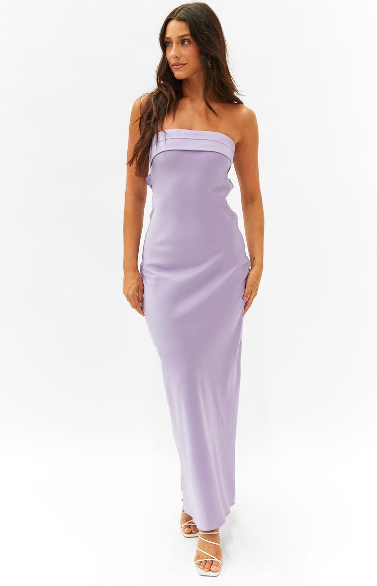 Maiah Lilac Maxi Dress Product Image