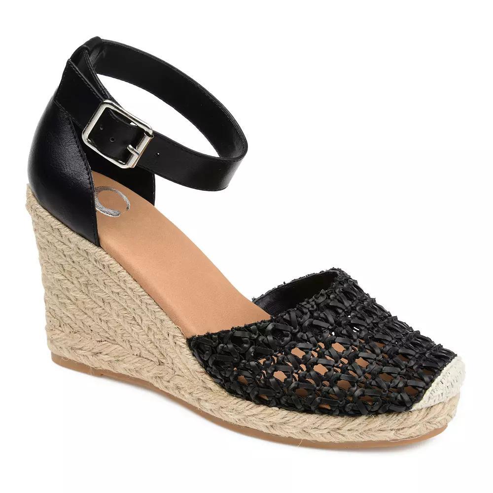 Journee Sierra Women's Wedge Sandals, Size: 10, White Product Image