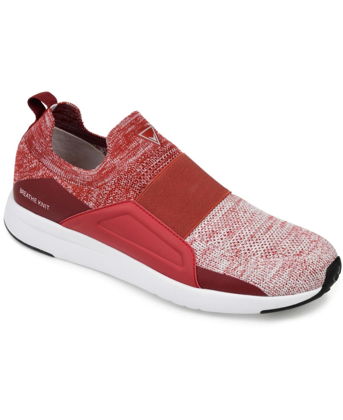 VANCE Cannon Men's Knit Slip-On Sneakers, Size: 10.5, Red Product Image