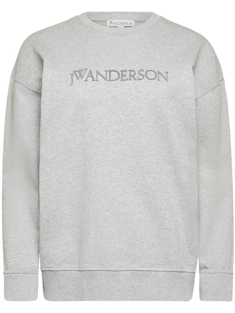 JW ANDERSON Logo-embroidered Sweatshirt In White Product Image