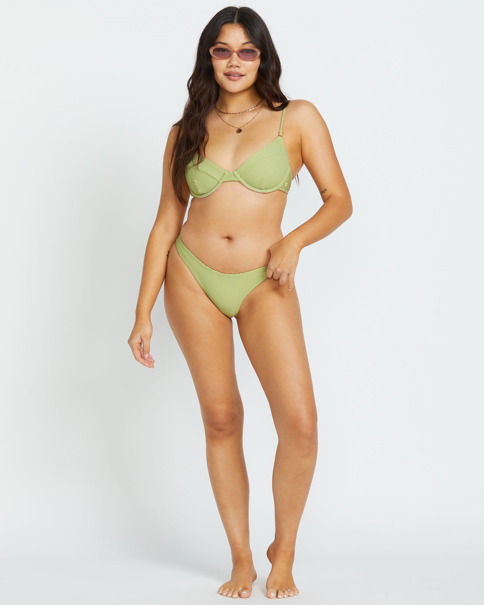 Tanlines Morgan Underwire Bikini Top - Avocado Female Product Image