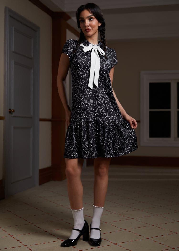 Mornings in the Mist Ruffle Dress Product Image