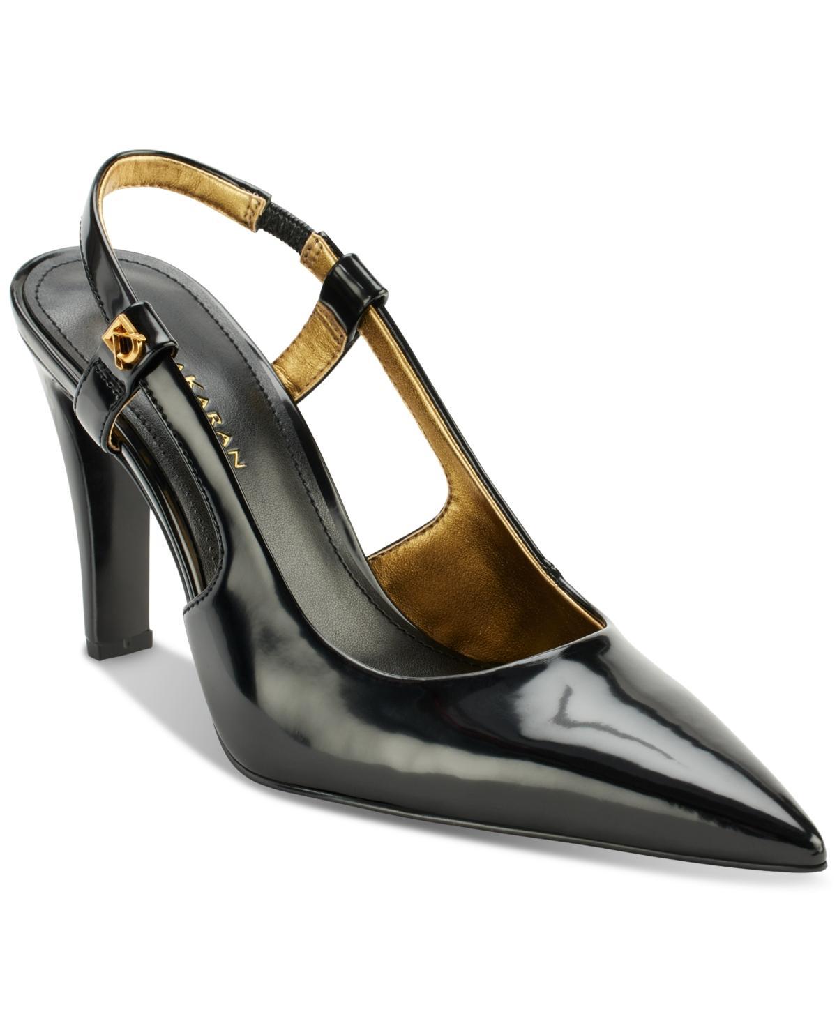 Donna Karan New York Womens Animal-Print Slingback Pumps Product Image