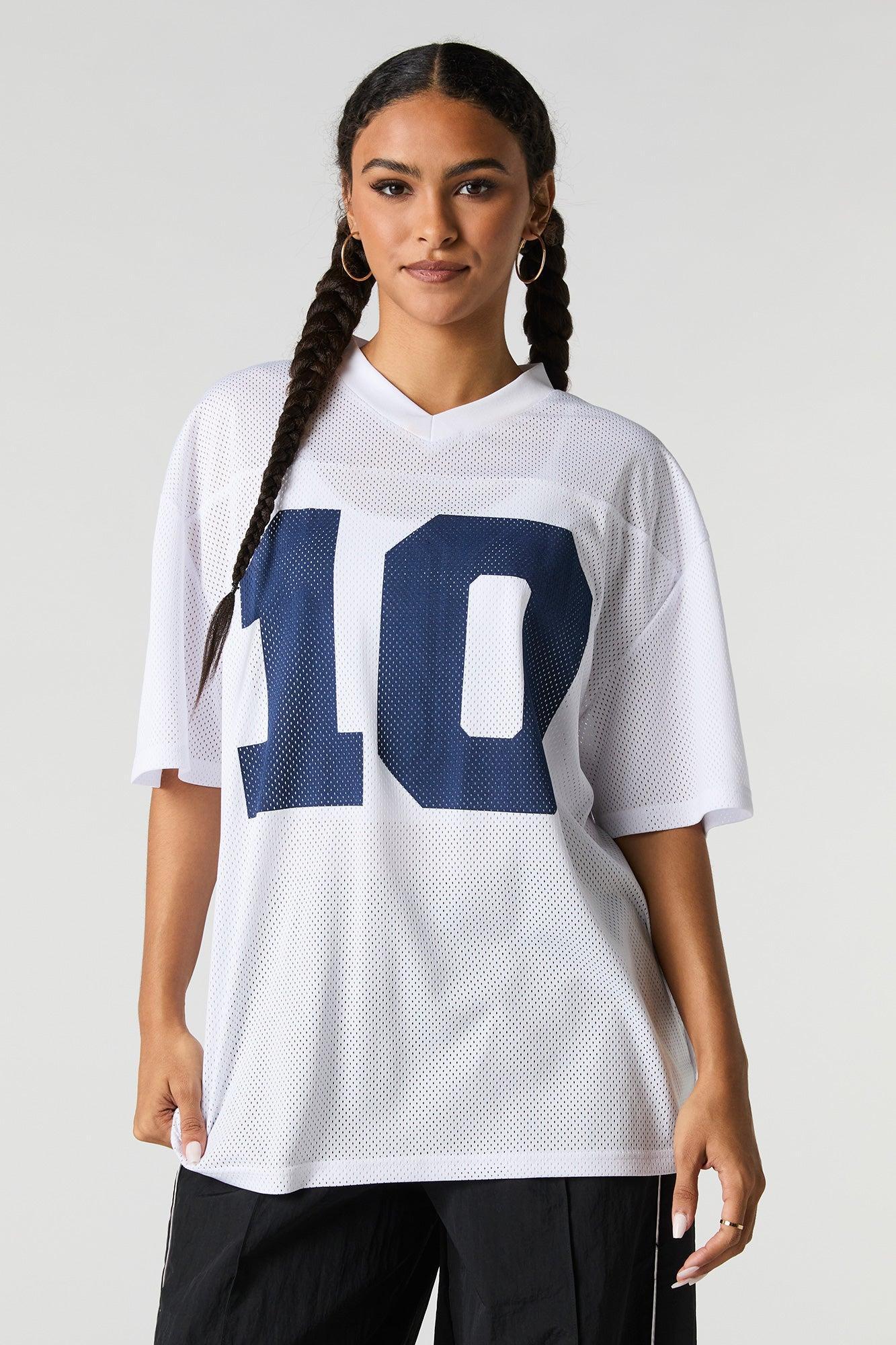 Graphic Mesh Football Jersey Female Product Image
