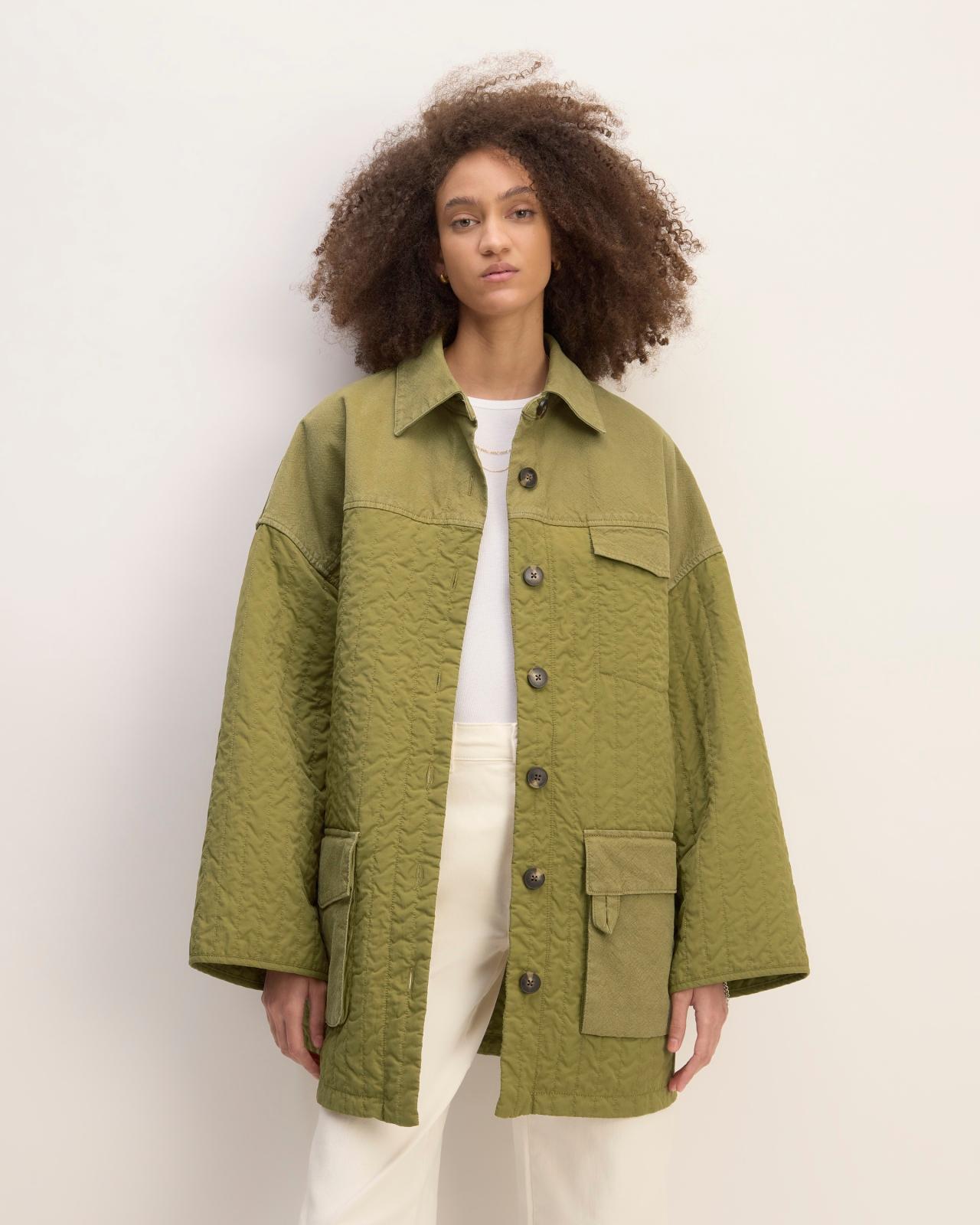 The Everlane x Marques' Almeida Canvas Patchwork Jacket Product Image