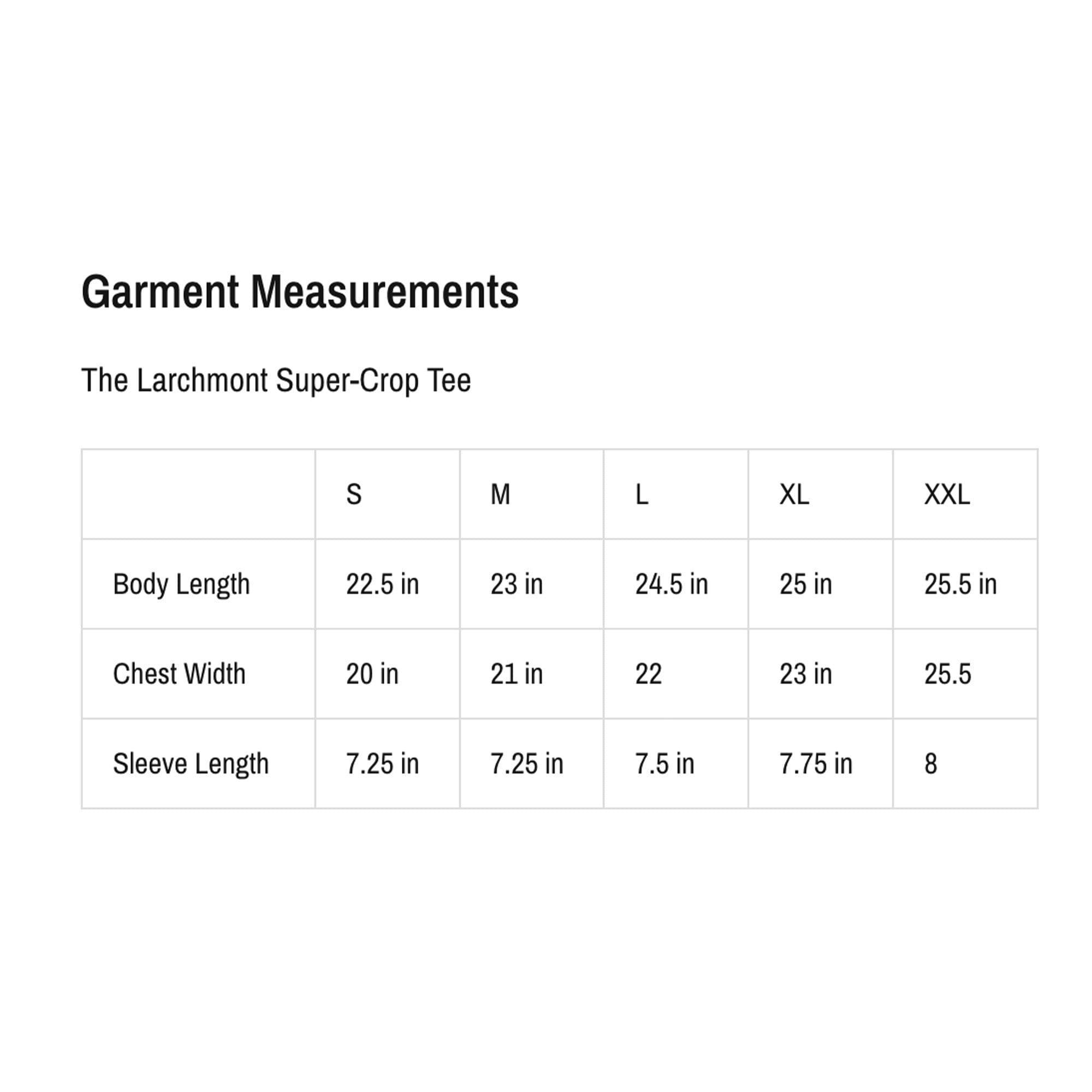 The Larchmont Super-Crop Tee | Heavyweight Product Image