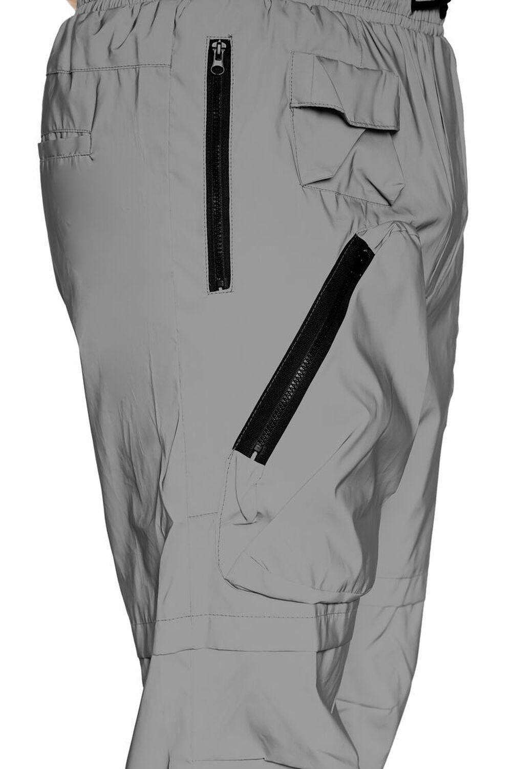 Reflective Drawstring Cargo Joggers | Forever 21 Product Image