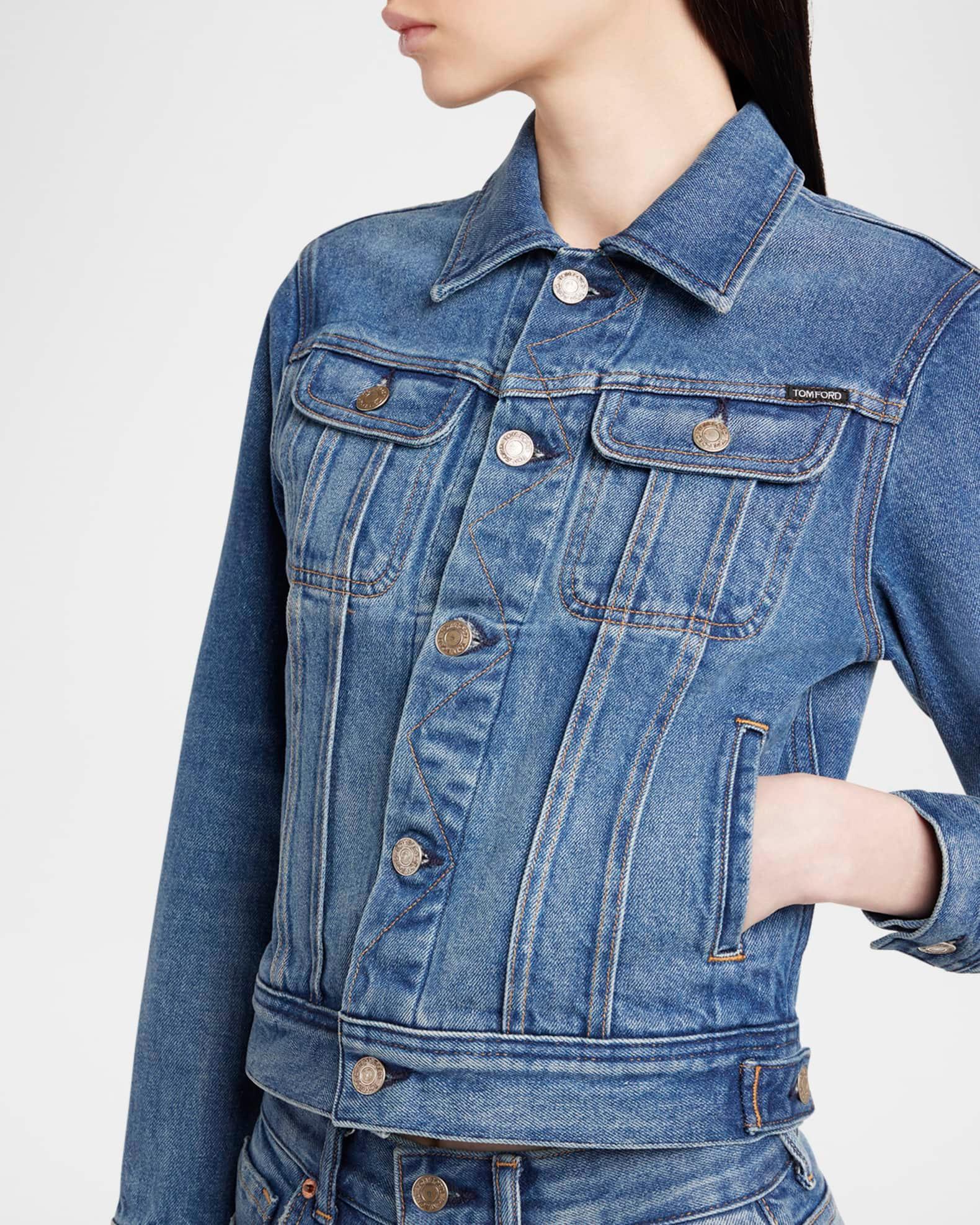 Japanese Stonewashed Denim Jacket Product Image