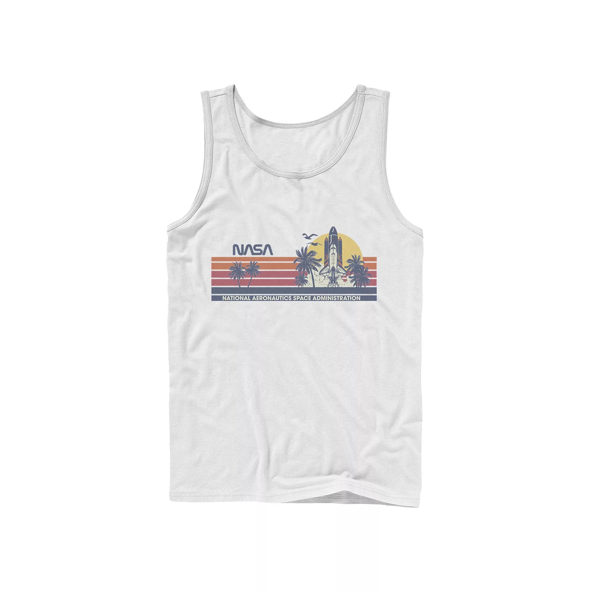 Mens NASA Shuttle Panel Graphic Tank Top Product Image