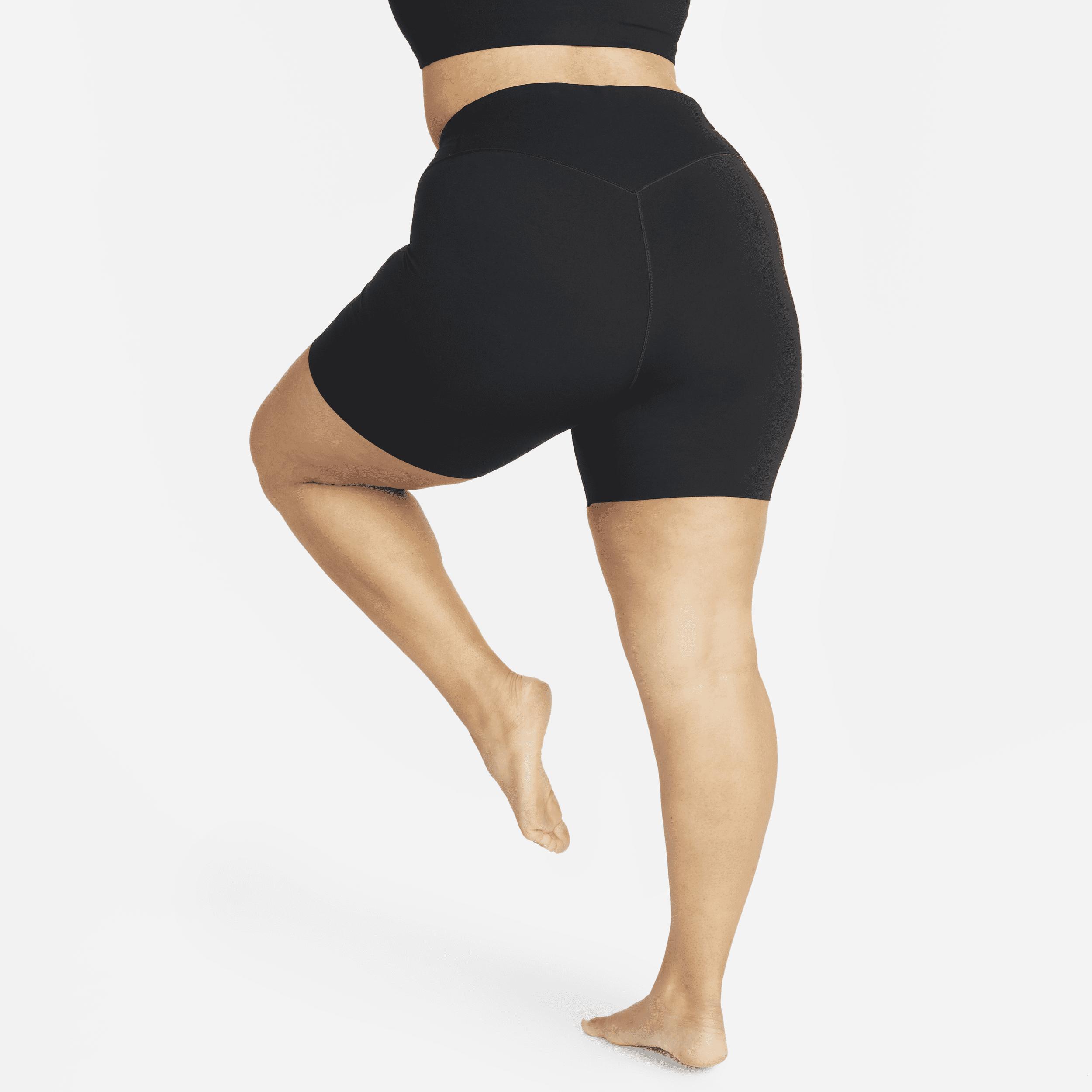 Nike Women's Zenvy Gentle-Support High-Waisted 8" Biker Shorts (Plus Size) Product Image