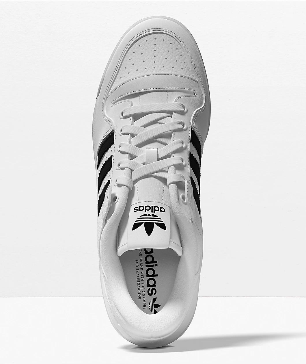 adidas Forum 84 Low White, Black & Gum Shoes Product Image