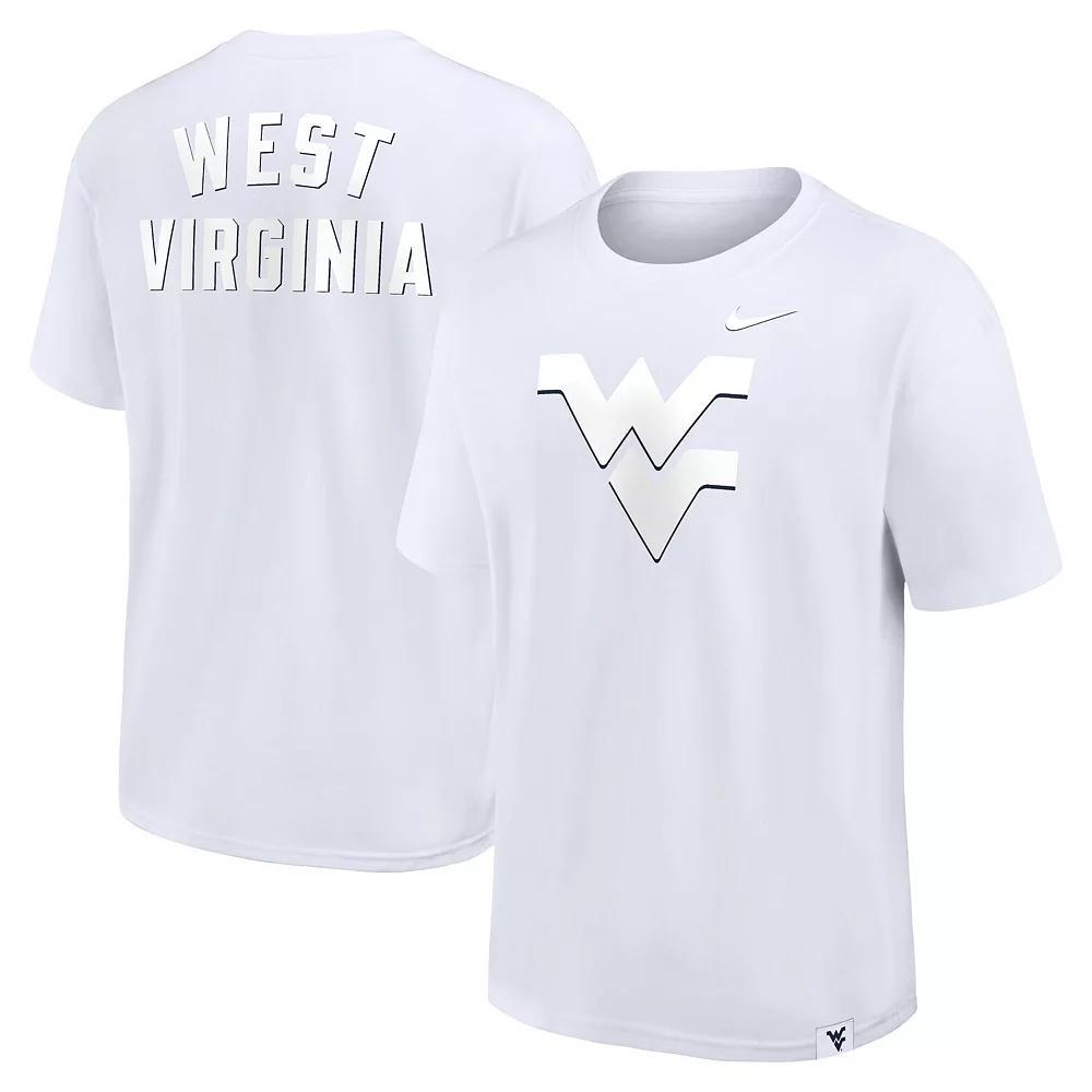 Men's Nike White West Virginia Mountaineers 2-Hit Statement Max90 T-Shirt, Size: XL Product Image